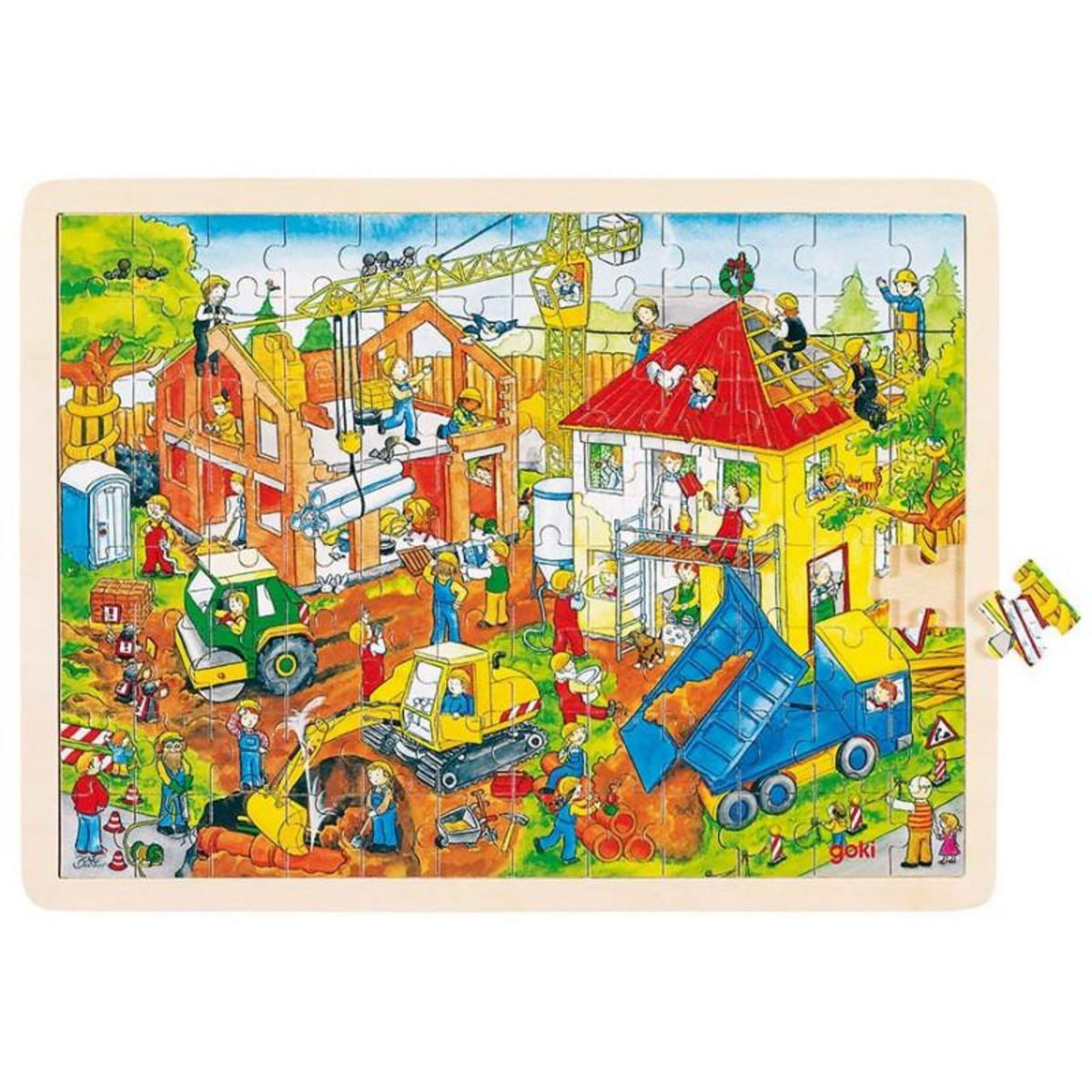 Goki GOKI Puzzle d'un chantier