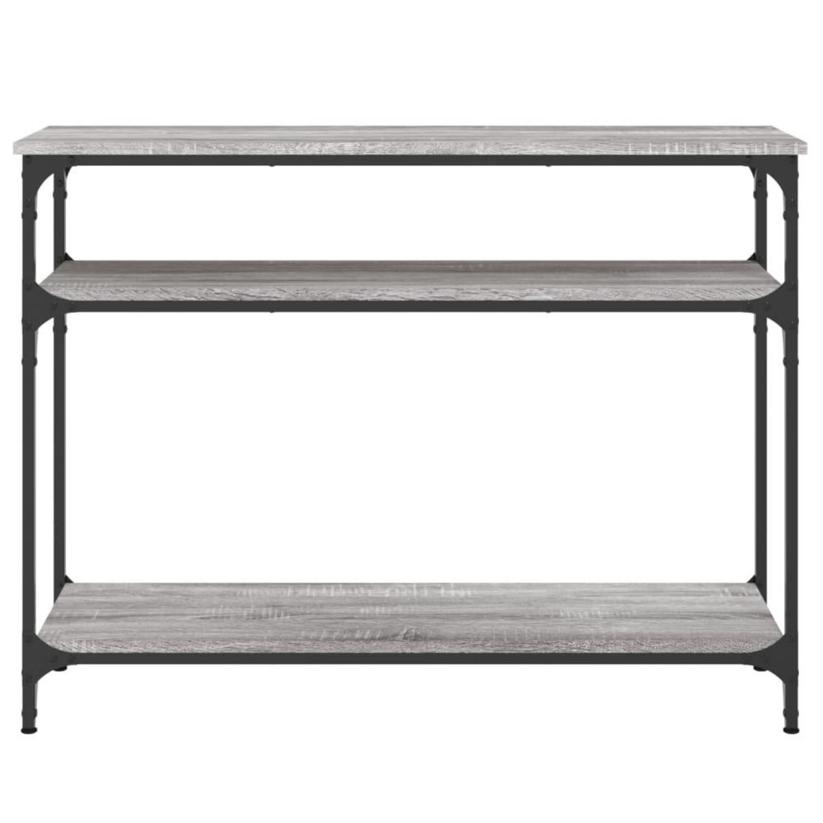 VIDAXL Table console sonoma gris 100x29x75 cm bois d'ingenierie