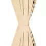 VIDAXL Rideau occultant avec boucles 2 pcs 140 x 225 cm Beige