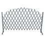 Voir la diapositive 3 : VIDAXL Cloture en treillis bois de sapin massif 1,8x1 m gris