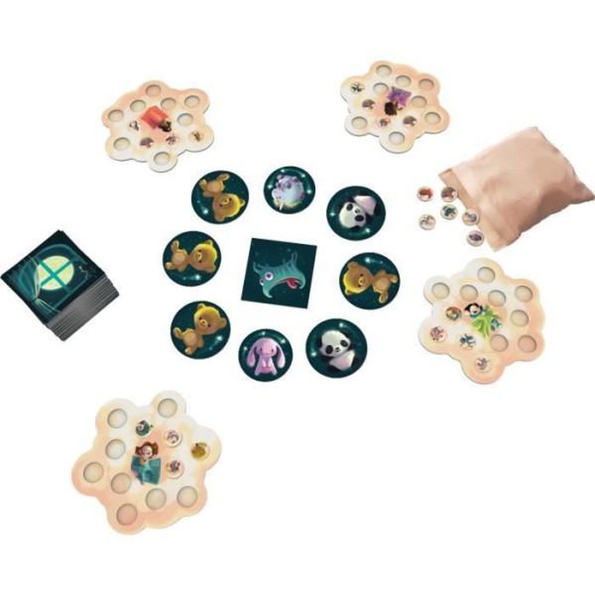 Voir la diapositive 2 : Asmodee Space cow | attrape reves | jeu de société | a partir de 4 ans | 2 a 4 joueurs | 15 minutes