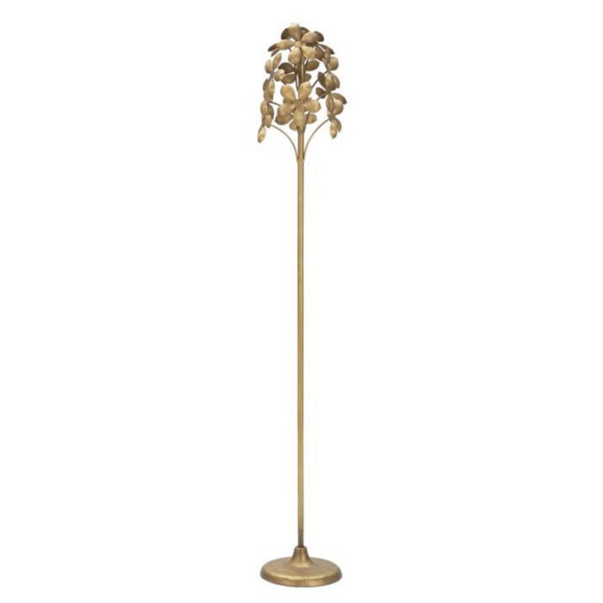 Paris Prix Bougeoir Design en Métal  Flowy  93cm Or