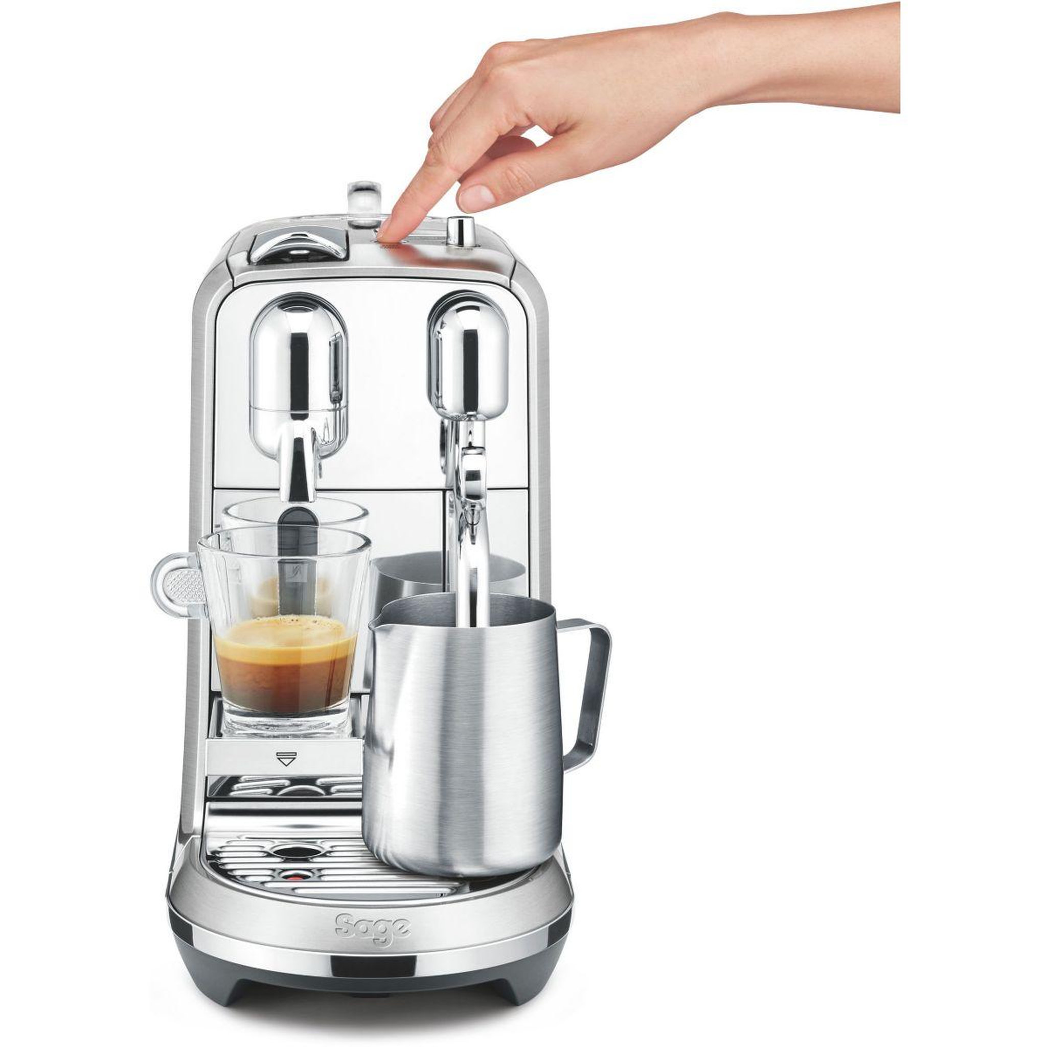 Voir la diapositive 3 : SAGE APPLIANCES Cafetière à dosettes creatista plus
