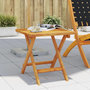 Voir la diapositive 1 : VIDAXL Table d'appoint de jardin 40x40x40 cm bois d acacia massif