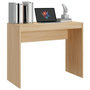 Voir la diapositive 4 : VIDAXL Bureau Chene sonoma 90x40x72 cm Bois d'ingenierie