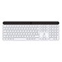 Voir la diapositive 1 : ESSENTIEL B Clavier sans fil Solaire SKW Blanc