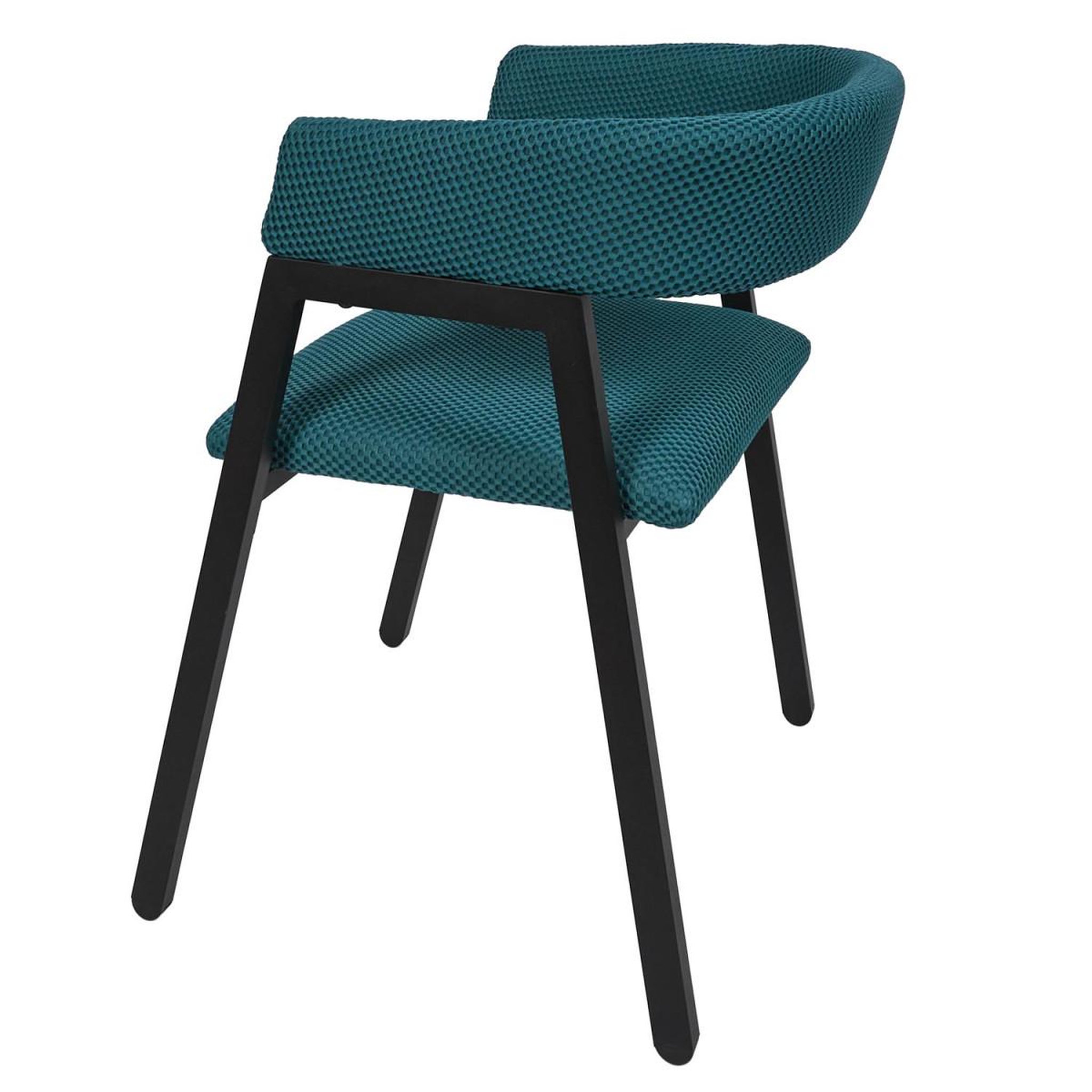 Voir la diapositive 4 : The Home Deco Factory Lot de 2 chaises design  atome  74cm bleu