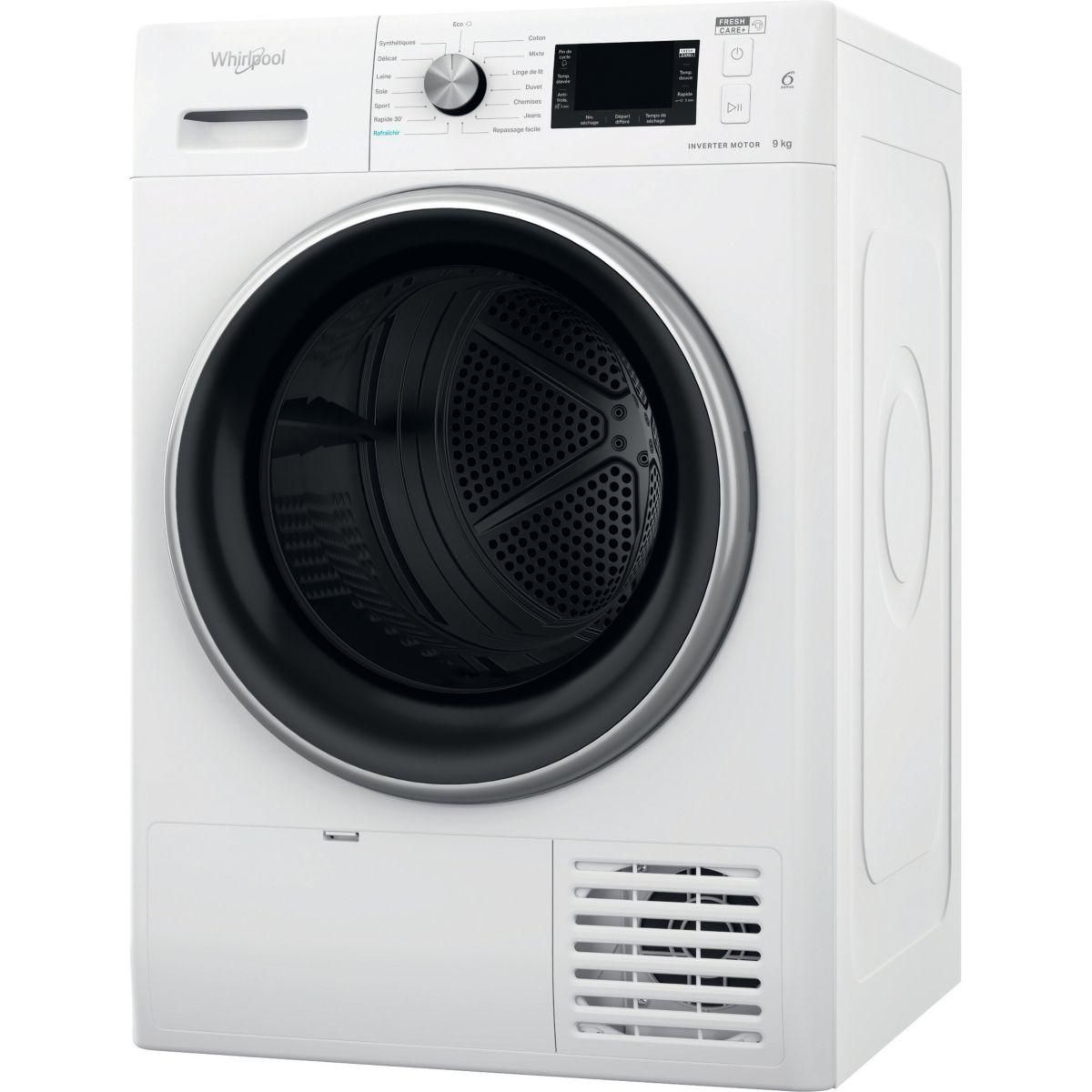 Whirlpool Sèche linge pompe à chaleur FFTM229X3BSFR