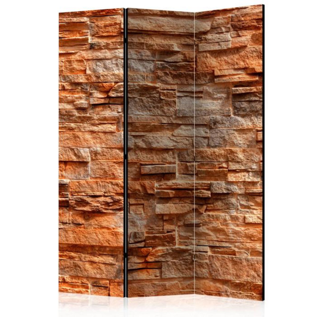 Paris Prix Paravent 3 Volets  Orange Stone  135x172cm