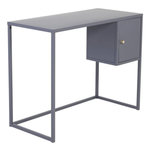 Paris Prix Bureau Design Avec Porte  Bakal  95cm Gris Clair