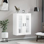 Voir la diapositive 3 : VIDAXL Armoire murale blanc 69,5x34x90 cm