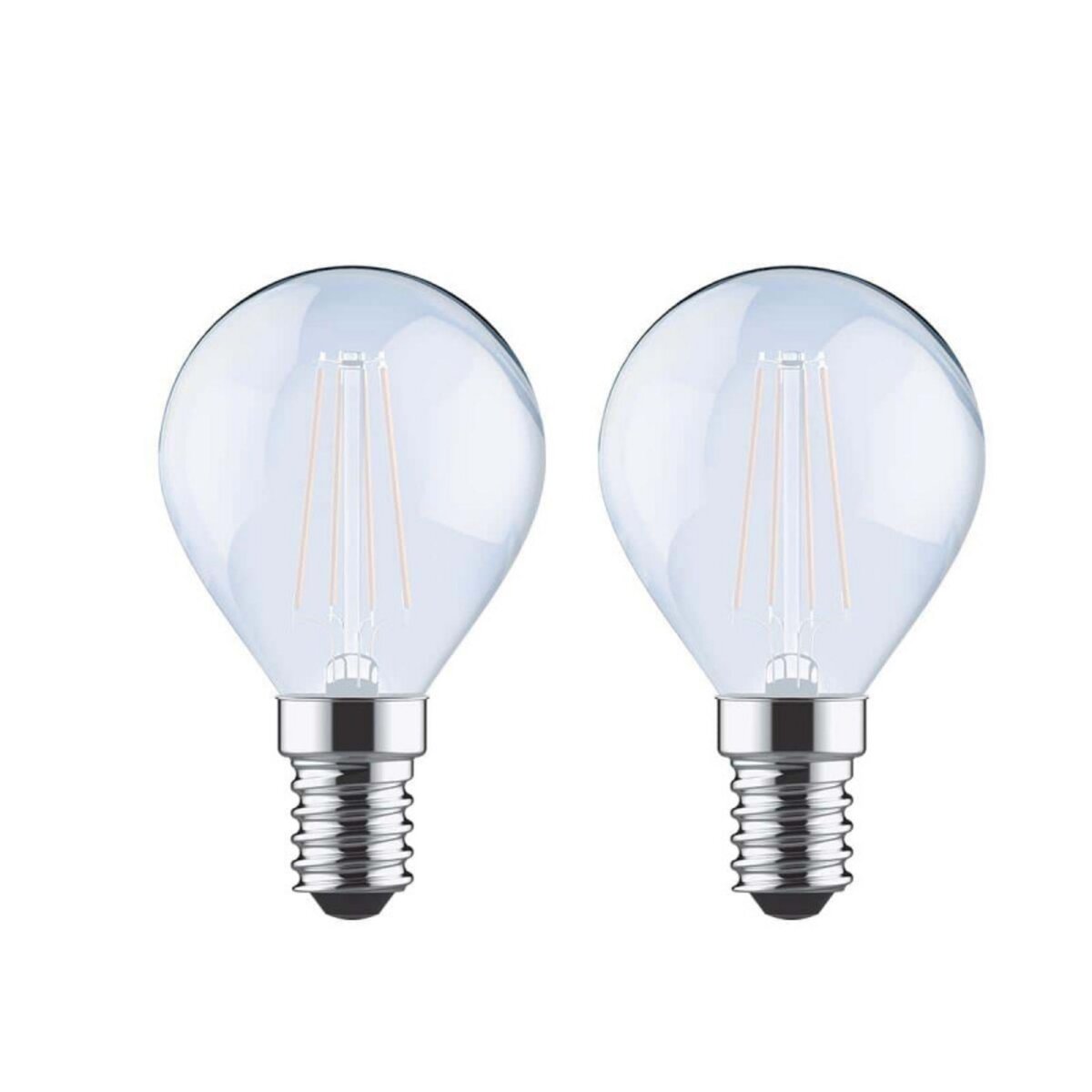 Ampoule LED Filament XXCELL Sphère Dépolie E14 équivalent 40W x2 pas