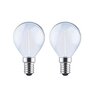  Ampoule LED Filament XXCELL Sphère Dépolie - E14 équivalent 40W x2