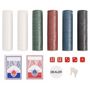 Voir la diapositive 4 : VIDAXL Jeu de jetons de poker 300 pcs 4 g