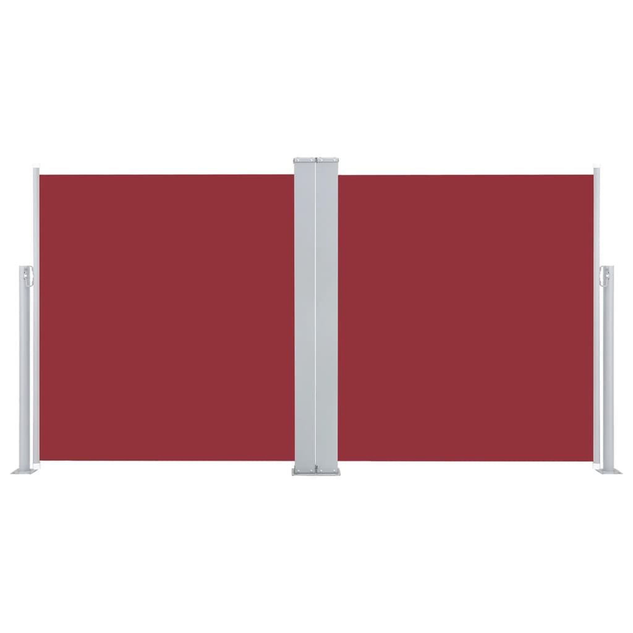 Voir la diapositive 2 : VIDAXL Auvent lateral retractable 170 x 600 cm Rouge