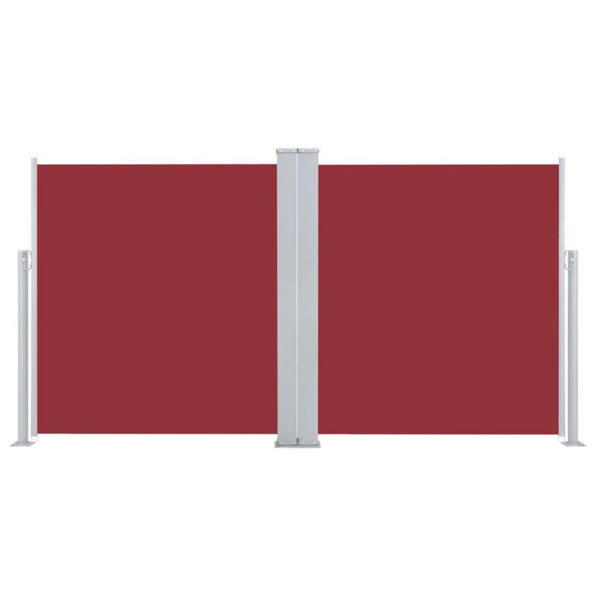 VIDAXL Auvent lateral retractable 170 x 600 cm Rouge