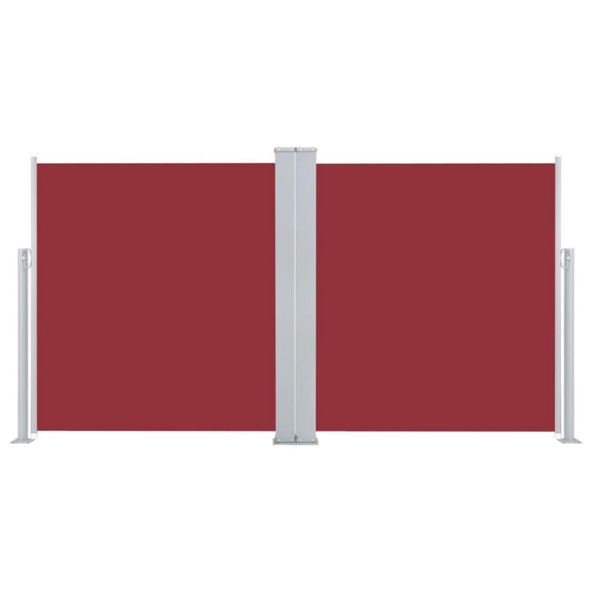 VIDAXL Auvent lateral retractable 170 x 600 cm Rouge