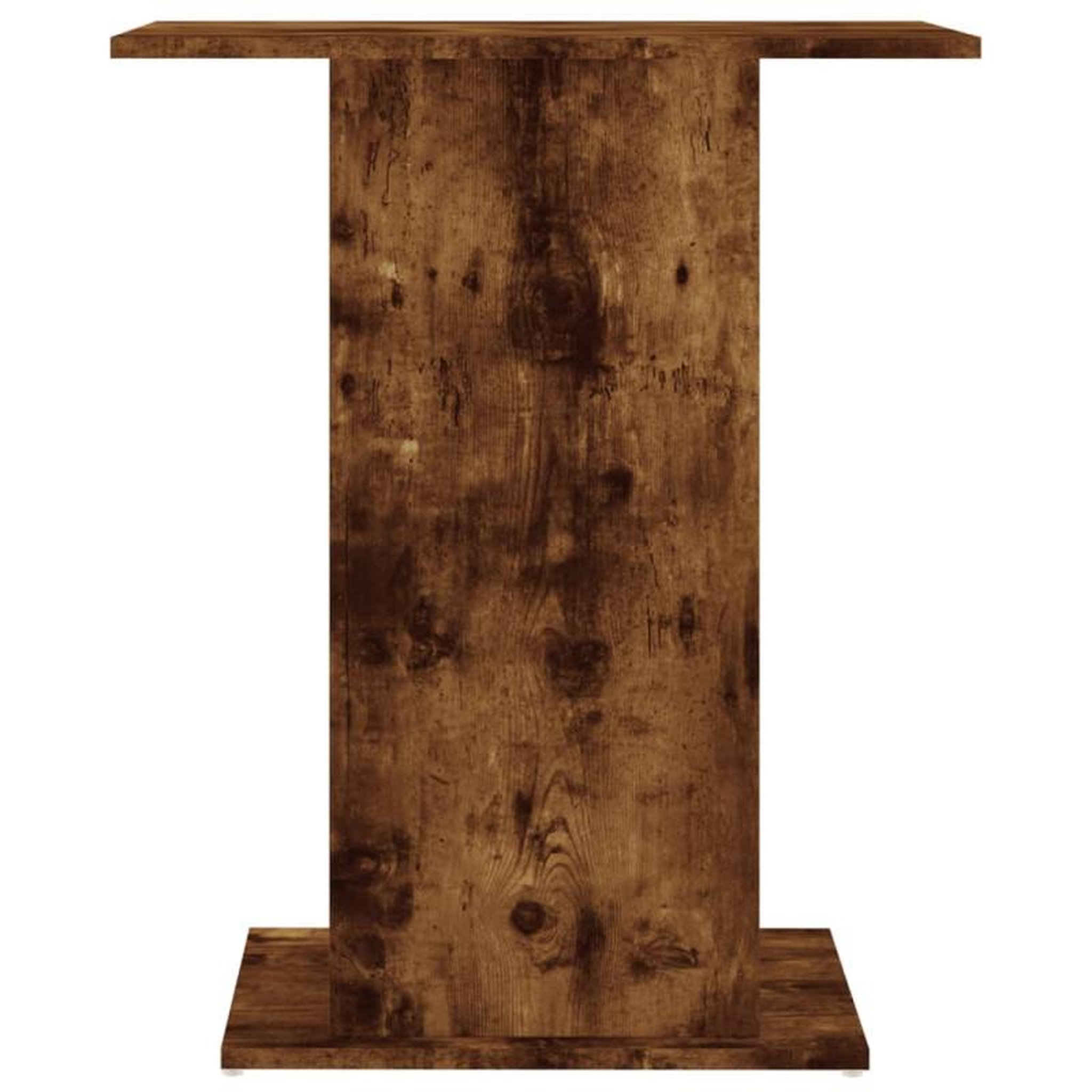 Voir la diapositive 4 : VIDAXL Support d aquarium chêne fumé 60,5x36x72,5 cm bois d ingénierie