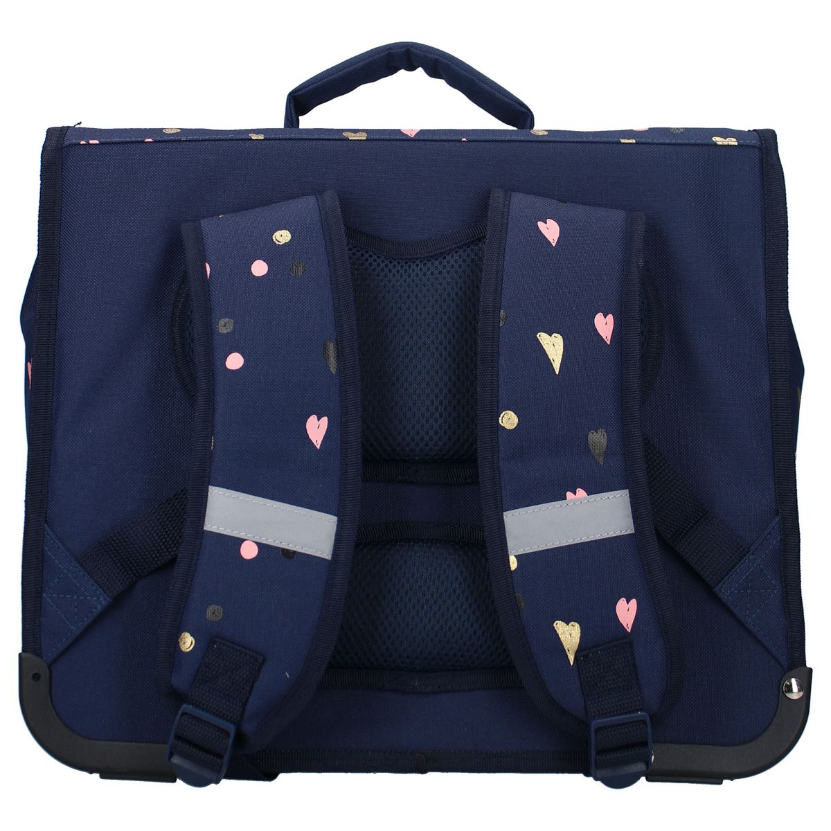 Milky Kiss Cartable 38 cm bleu Confetti Love