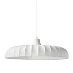 OSTARIA Suspension tissu blanche diamètre 50cm