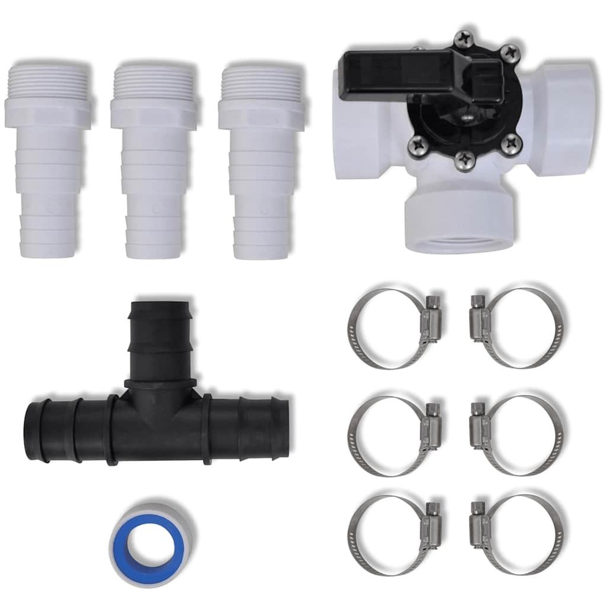Voir la diapositive 1 : VIDAXL Kit de derivation pour chauffage solaire de piscine
