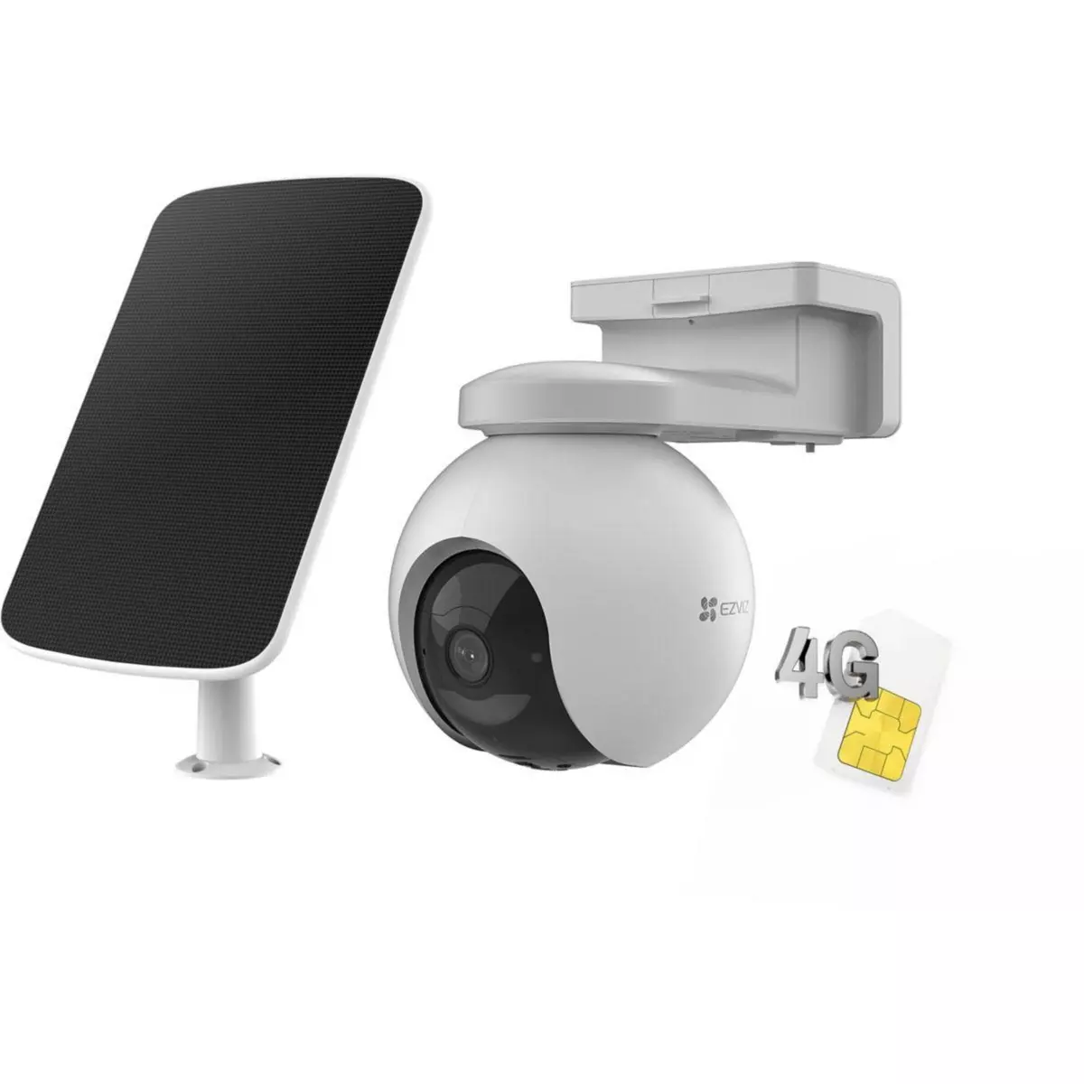 EZVIZ Caméra de surveillance Wifi EB8 4G + panneau solaire
