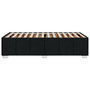 Voir la diapositive 5 : VIDAXL Cadre de lit sans matelas noir 100x200 cm tissu