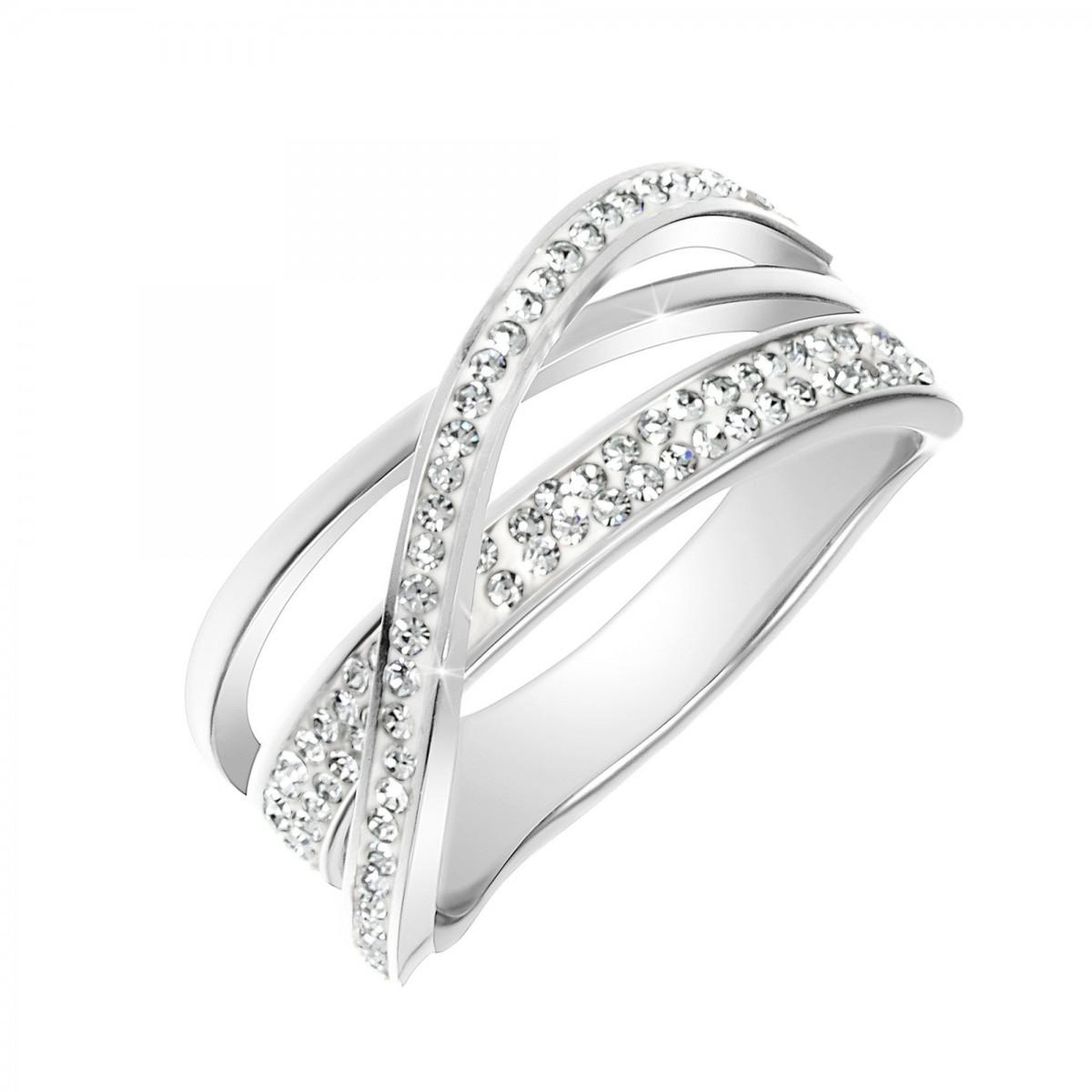 SC CRYSTAL Bague taille 56 par SC Crystal. Coloris disponibles : Gris