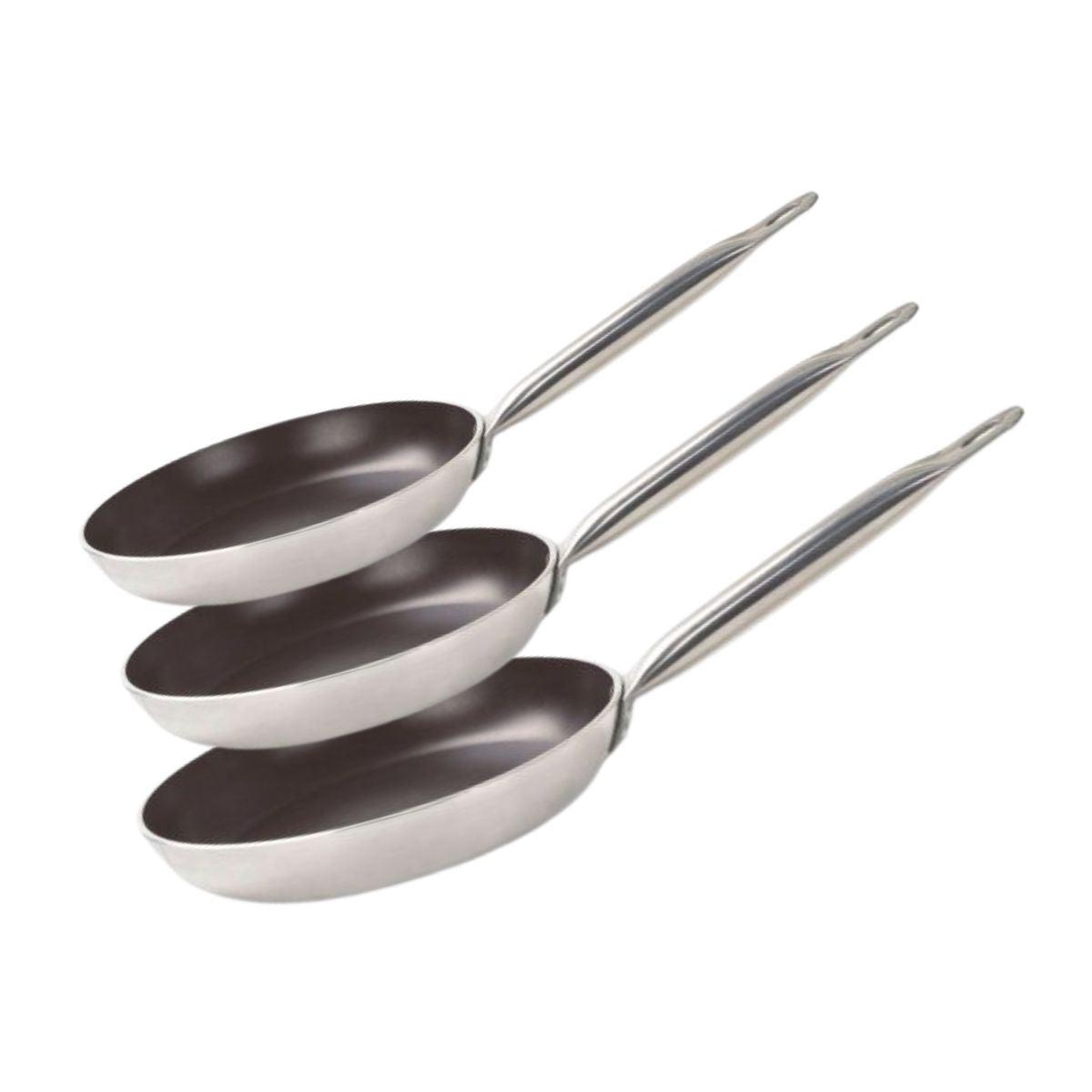 ELO Set de 3 Poêles 24, 28 et 32 cm céramique sans PFAS Bistro Line Elo