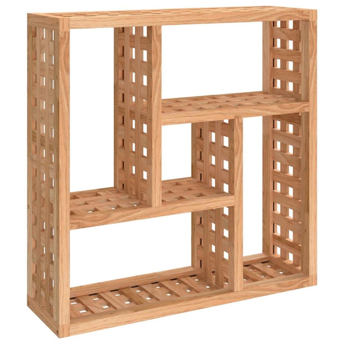 VIDAXL Etagere murale 49x15x49 cm Bois massif de noyer