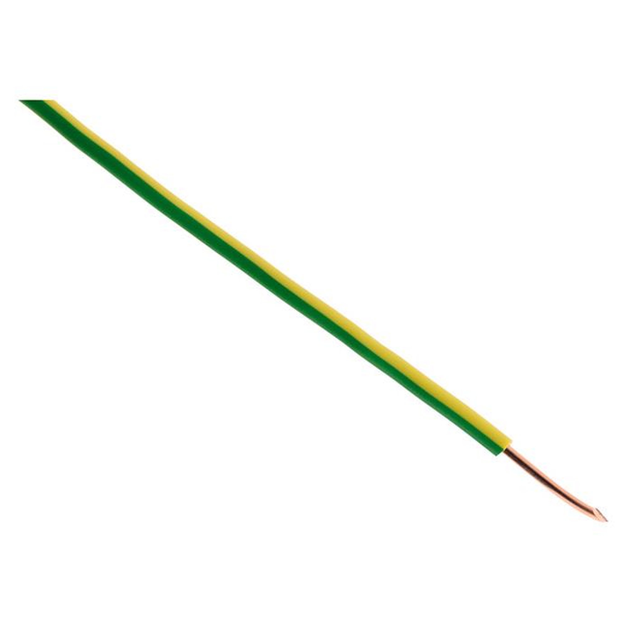 Voir la diapositive 2 : ZENITECH Câble électrique HO7V-U 1,5 mm2 jaune 10 m