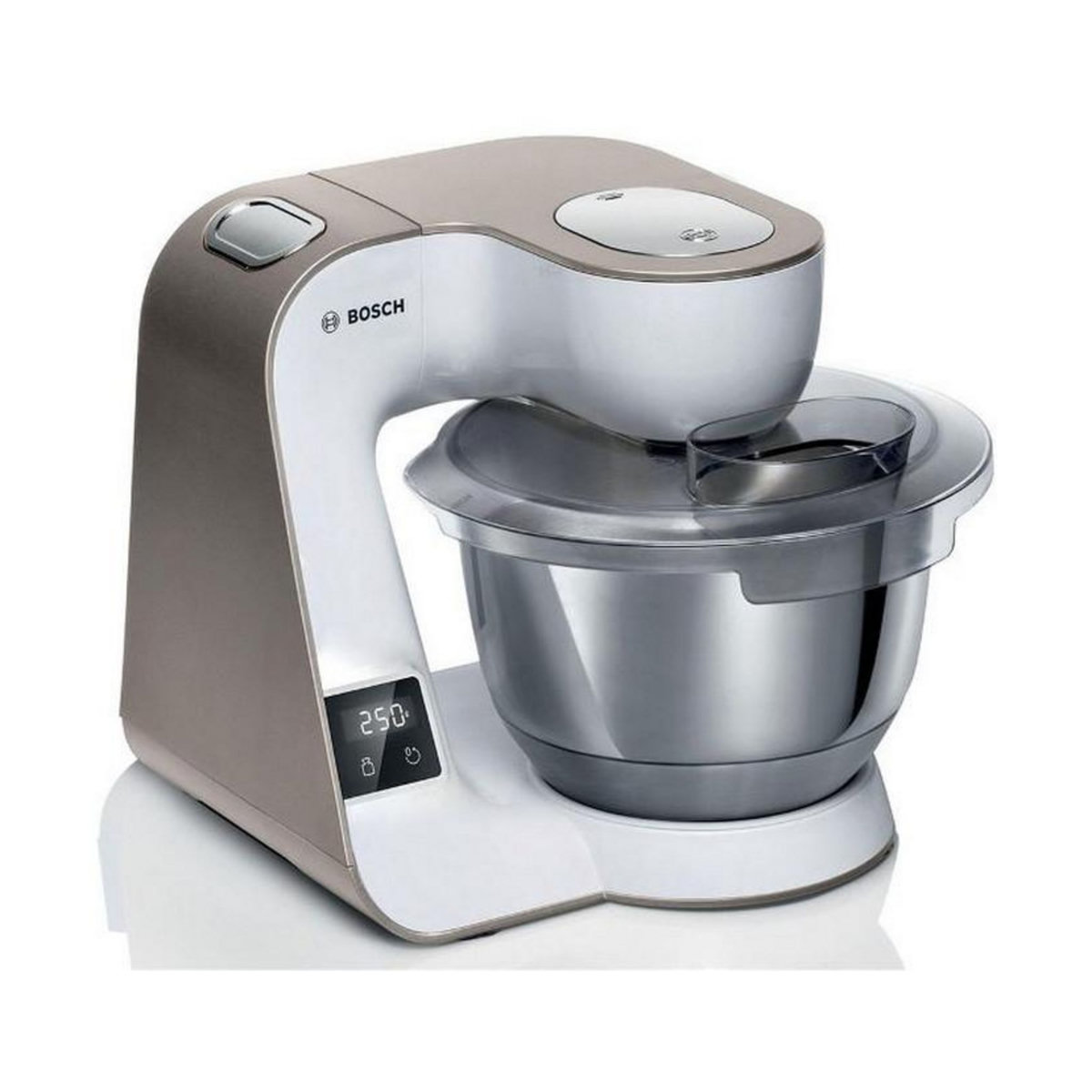BOSCH Robot pâtissier multifonction 3.9l 1000w blanc/champagne - mum5xw20