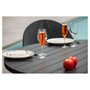 Voir la diapositive 2 : JARDILINE Table de jardin à rallonge - 6/10 places - Aluminium - Anthracite - PALMA