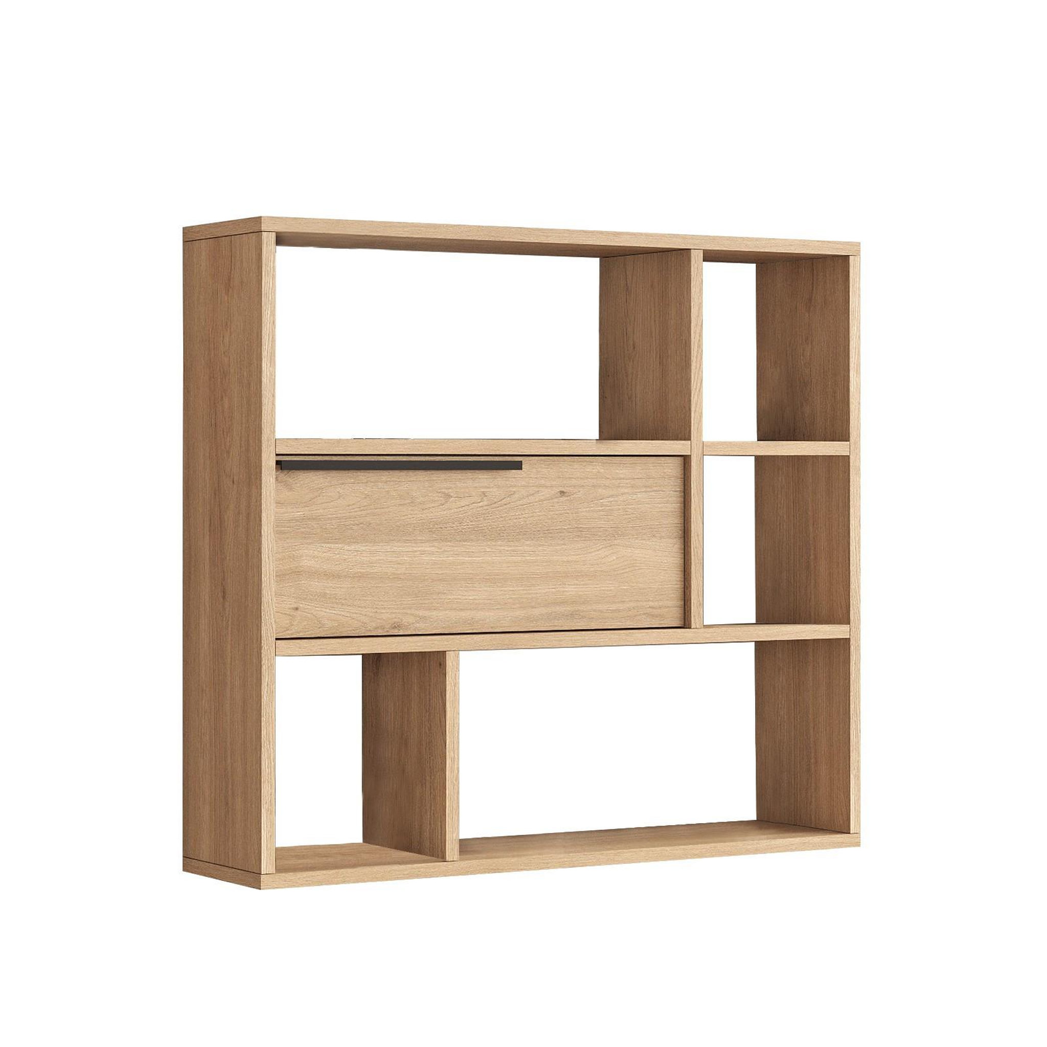 Habitat et Jardin Étagère murale en bois  calvin  - 90 x 22 x 81 cm - marron