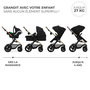 Voir la diapositive 4 : KINDERKRAFT Poussette trio moov 2 pratique et confortable
