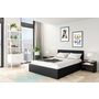 Voir la diapositive 2 : Lit coffre 140x190 cm sommier inclus avec tête de lit WILLOW