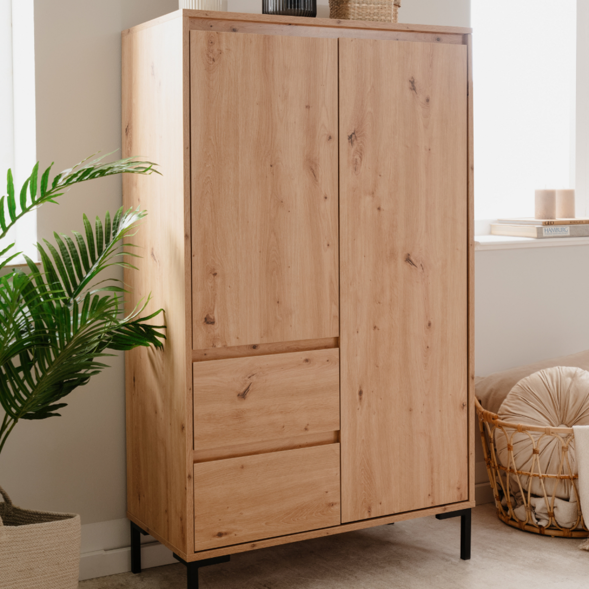 CONCEPT USINE Vaisselier avec rangements design NAVI