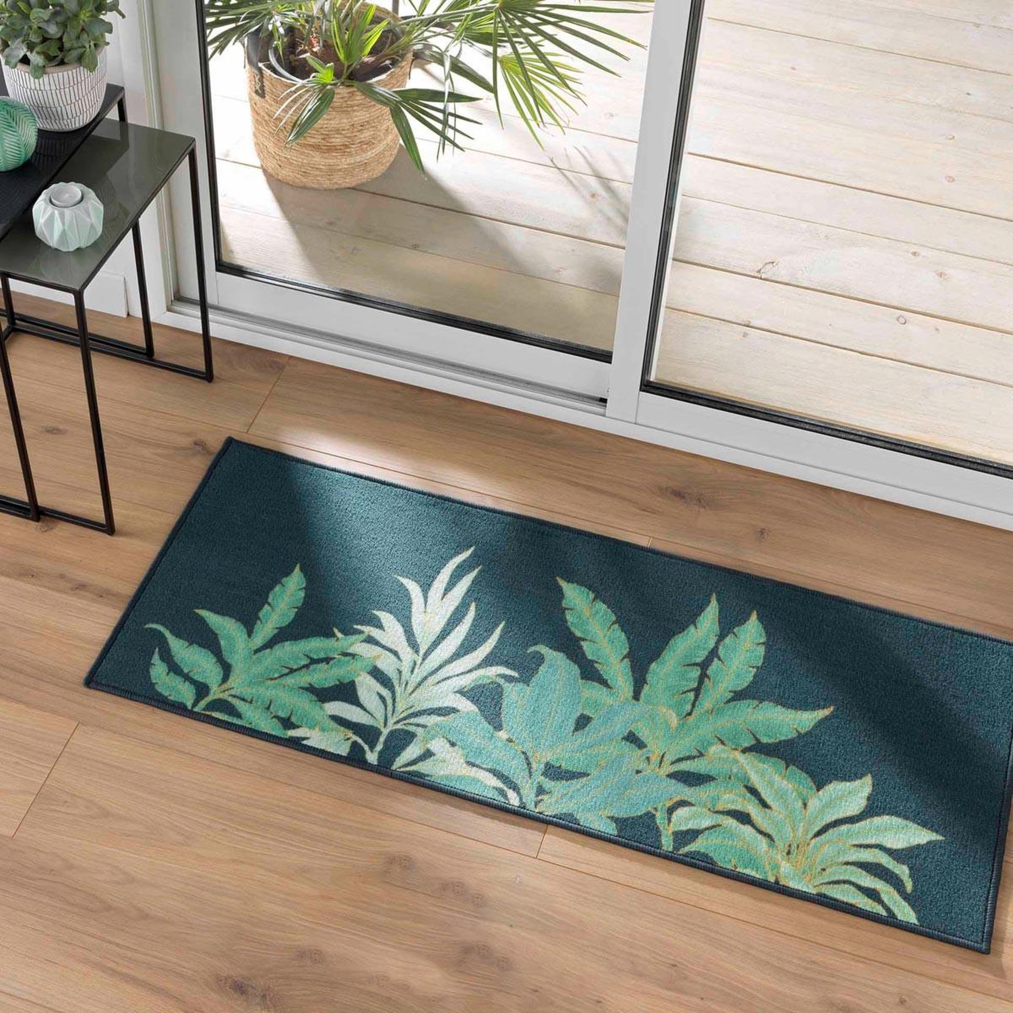 Voir la diapositive 4 : Douceur d'Intérieur Tapis déco imprimé  vayana  50x120cm vert