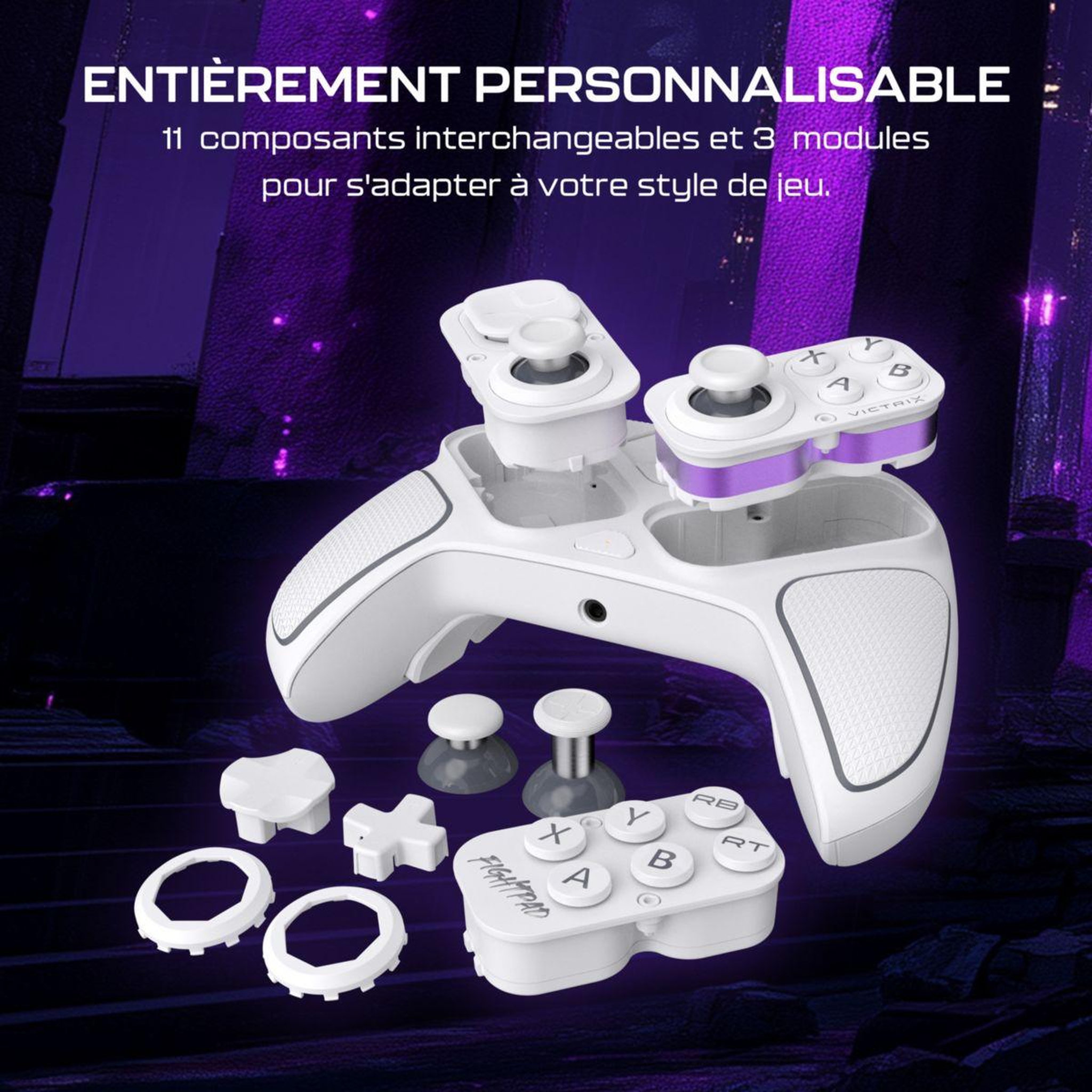 Voir la diapositive 5 : Turtle Beach Manette victrix pro bfg reloaded blanche