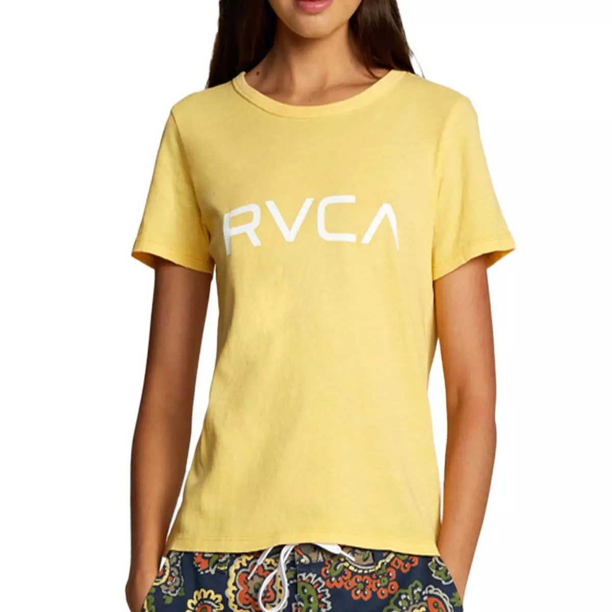  T-shirt Jaune Femme RVCA Big