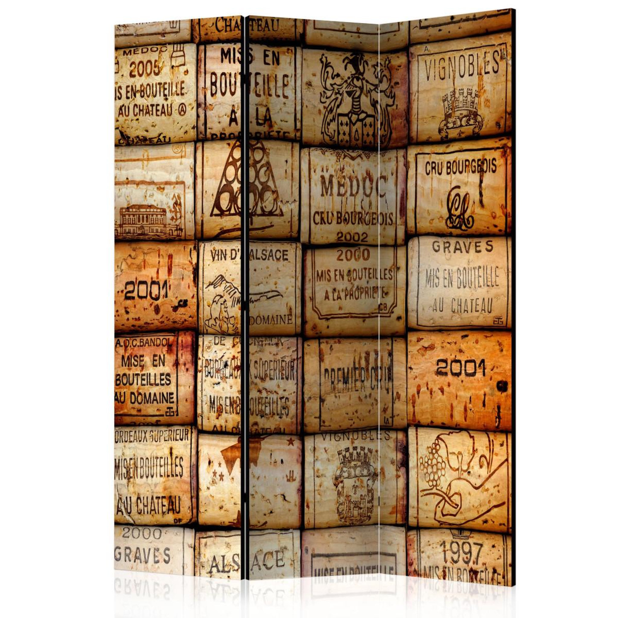 Paris Prix Paravent 3 volets  winy trail  135x172cm