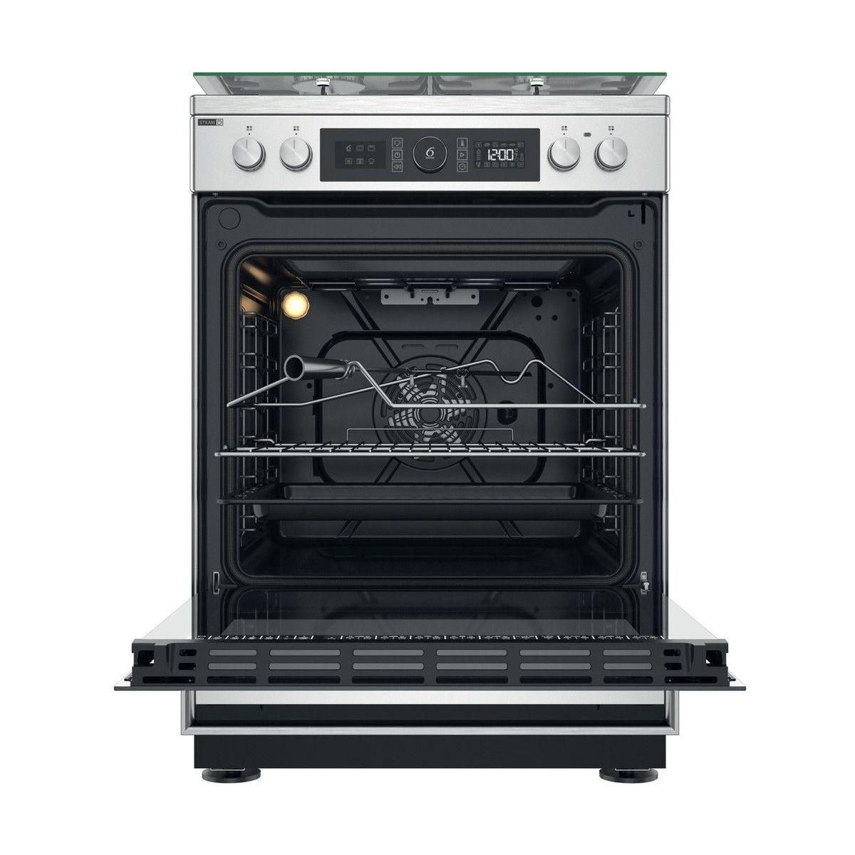 Whirlpool Cuisinière mixte WS68M8APX/E/1