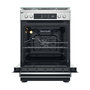 Voir la diapositive 4 : Whirlpool Cuisinière mixte WS68M8APX/E/1