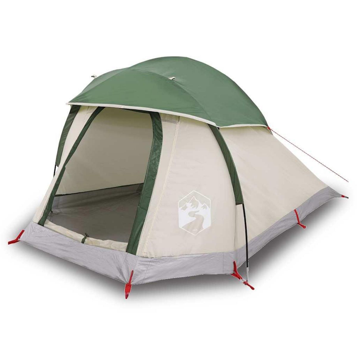 VIDAXL Tente de camping a dome 1 personne vert impermeable