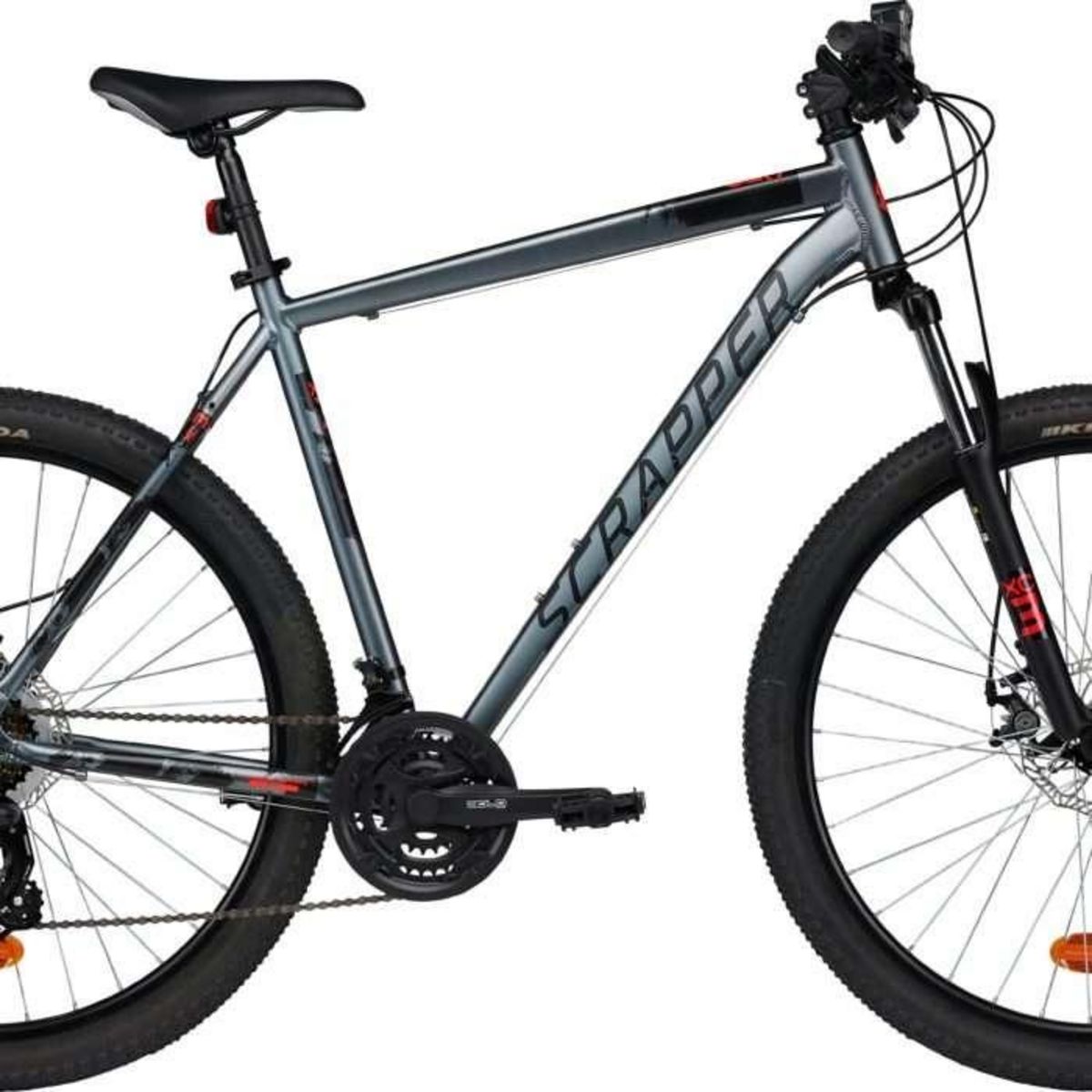 SCRAPPER Vélo VTT 27,5'' Rigide Homme Alu  Scrapper XC 3.1 LTD  - Double Freins à Disque - 21 vitesses - Fourche télescopique - Equipé Shimano