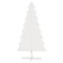 Voir la diapositive 3 : VIDAXL Arbre de Noël en bois pour décoration blanc 150 cm pin massif
