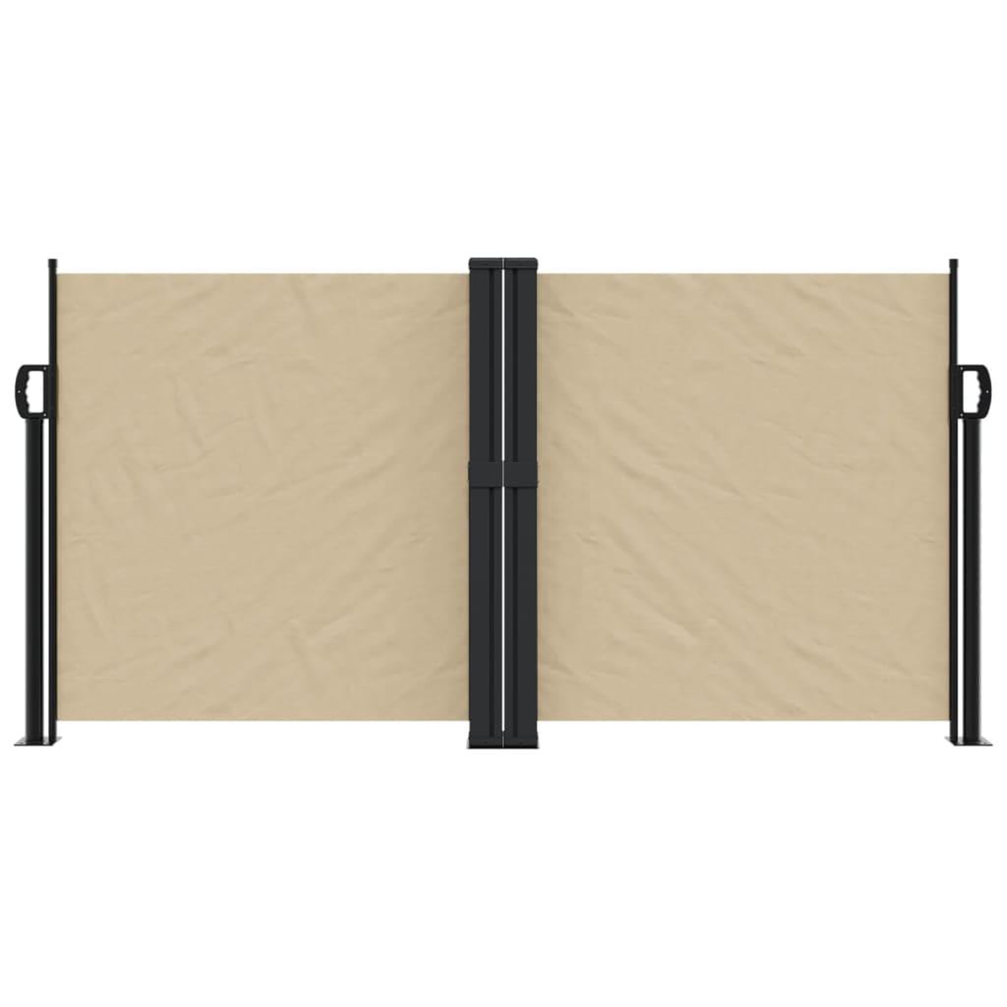 Voir la diapositive 3 : VIDAXL Auvent lateral retractable beige 120x1200 cm