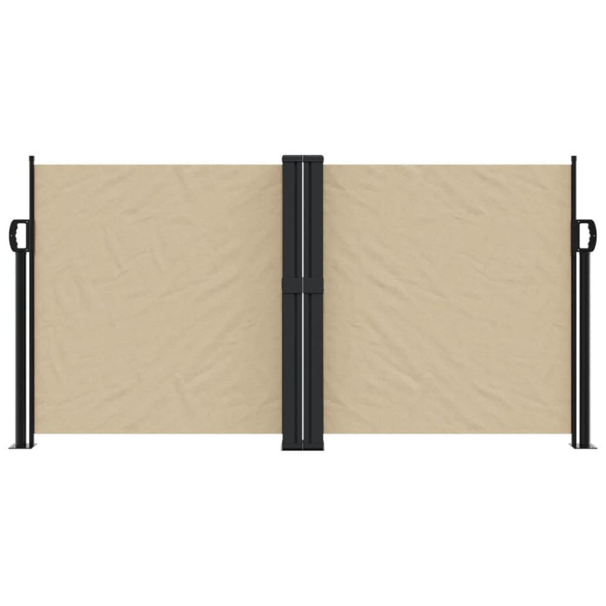 VIDAXL Auvent lateral retractable beige 120x1200 cm