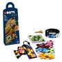 LEGO DOTS 41808 - Ensemble d&rsquo;accessoires Poudlard, Jouet Création de Bijoux sur Harry Potter avec Bracelet, 2 Étiquettes et Plaque