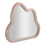 Voir la diapositive 2 : Paris Prix Miroir Mural en Velours  Cloud  90cm Rose